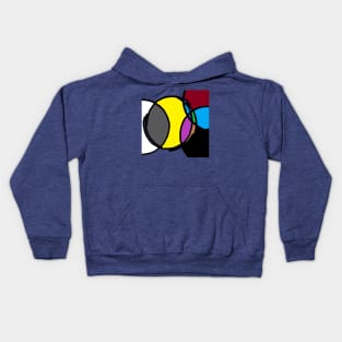 circle pattern, abstraction Kids Hoodie